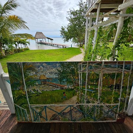 Cabana Con Muelle Privado En La Laguna De Bacalar Exterior photo